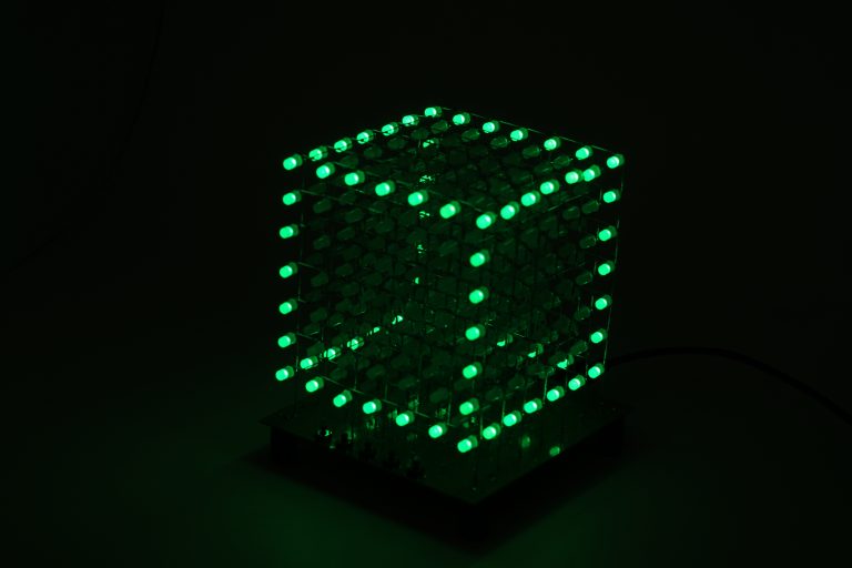 LED kubo programavimas su Arduino Mega